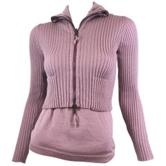 Jean Paul Gaultier Classique Ribbed Knit Sweater