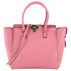 Valentino Rockstud Tote Rigid Leather Medium