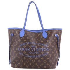 Louis Vuitton Neverfull Tote Limited Edition Ikat Monogram Canvas MM