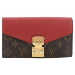 Louis Vuitton Pallas Wallet Monogram Canvas and Calf Leather