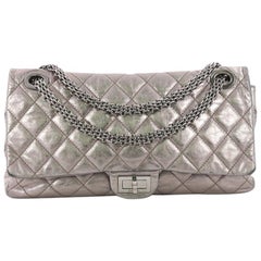 Chanel Reissue 2.55 Handbag Quilted Metallic Aged Calfskin 228