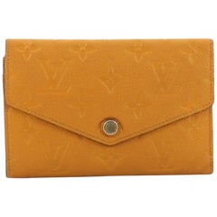 Louis Vuitton Compact Curieuse Wallet Monogram Empreinte Leather