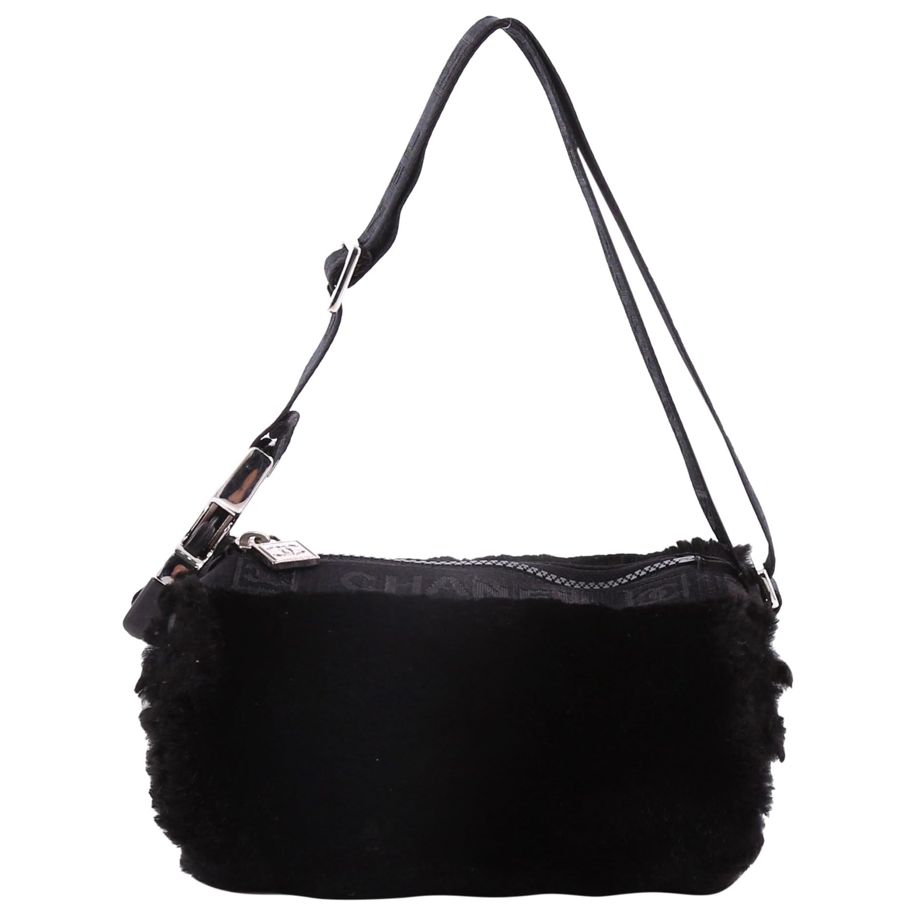 Chanel Sport Line Duffle Bag Fur Mini