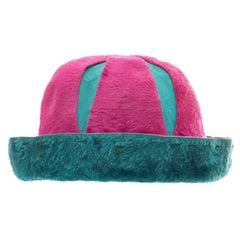 Yves Saint Laurent Faux Fur Cloche Hat, Circa: 1960's