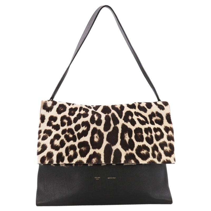 Celine All Soft Tote Printed Pony Hair with Leather