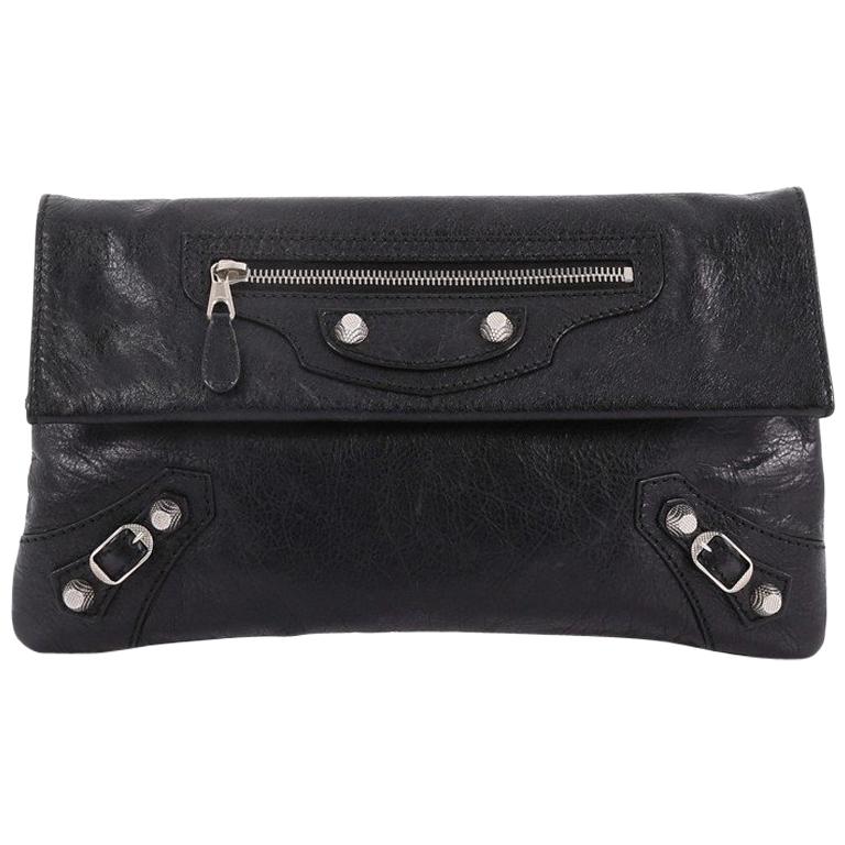 Balenciaga Envelope Clutch Giant Studs Leather