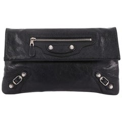 Balenciaga Envelope Clutch Giant Studs Leather