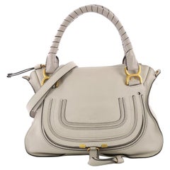 Used Chloe Marcie Satchel Leather Medium 