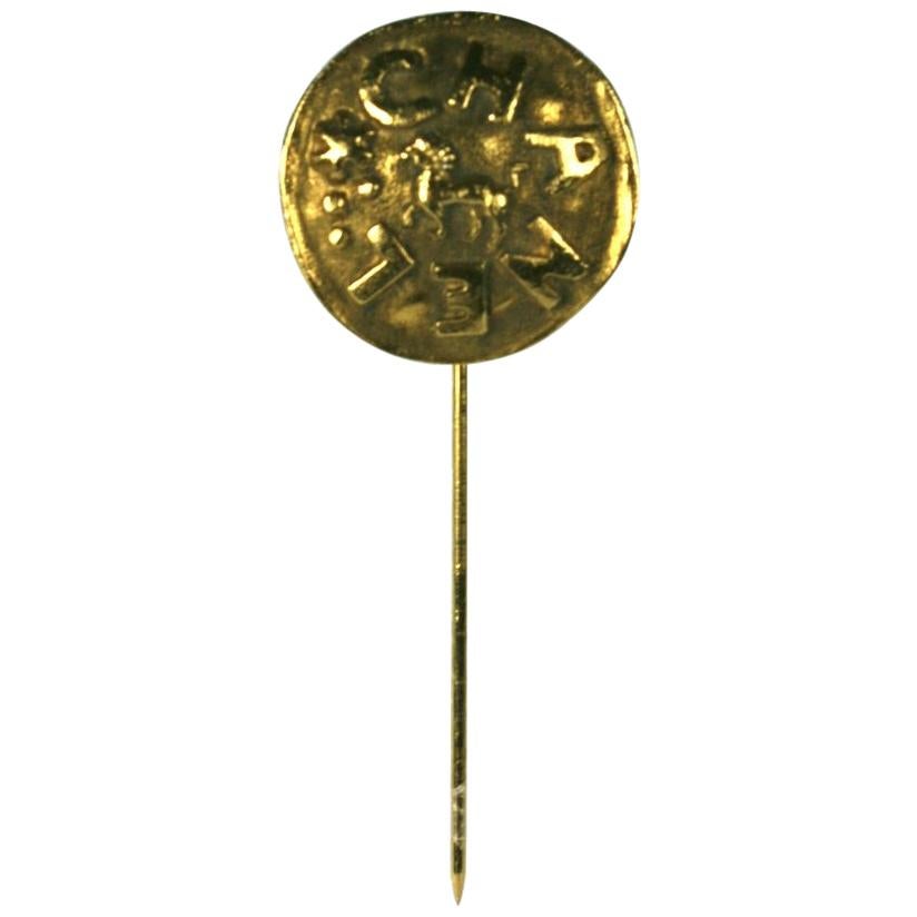 Chanel Logo Stickpin