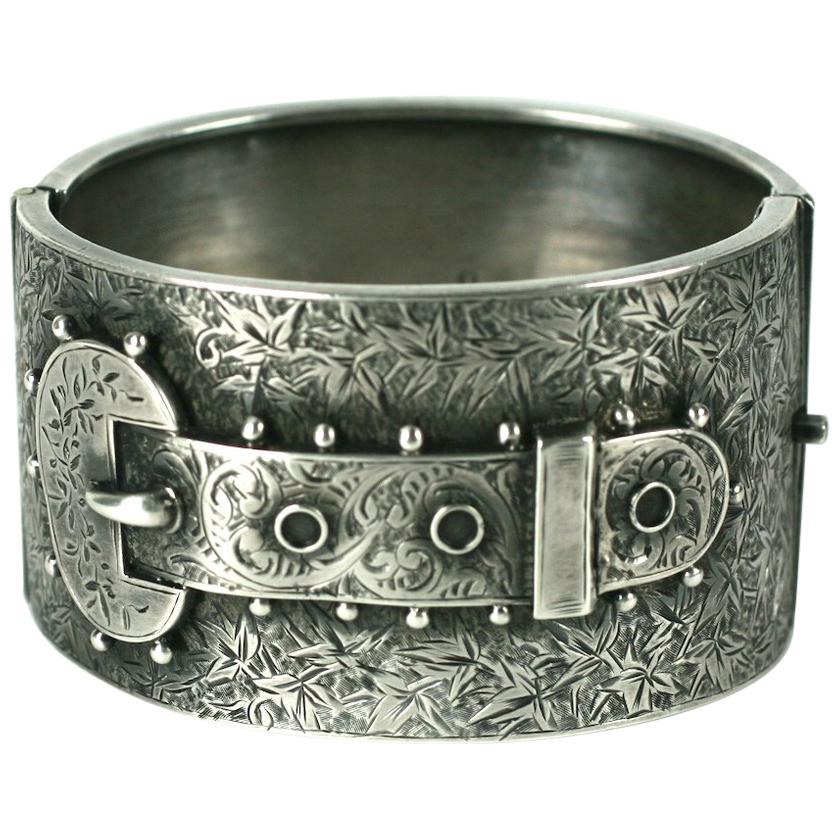 Victorian English Aesthetic Cuff For Sale