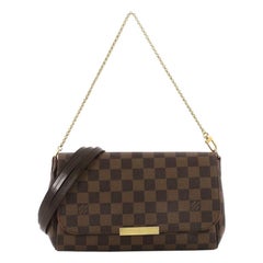 Used Louis Vuitton Favorite Handbag Damier MM