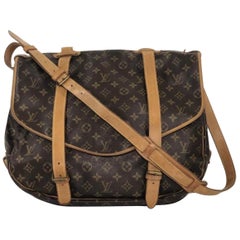 Louis Vuitton Monogram Saumur 43 Crossbody Shoulder Handbag