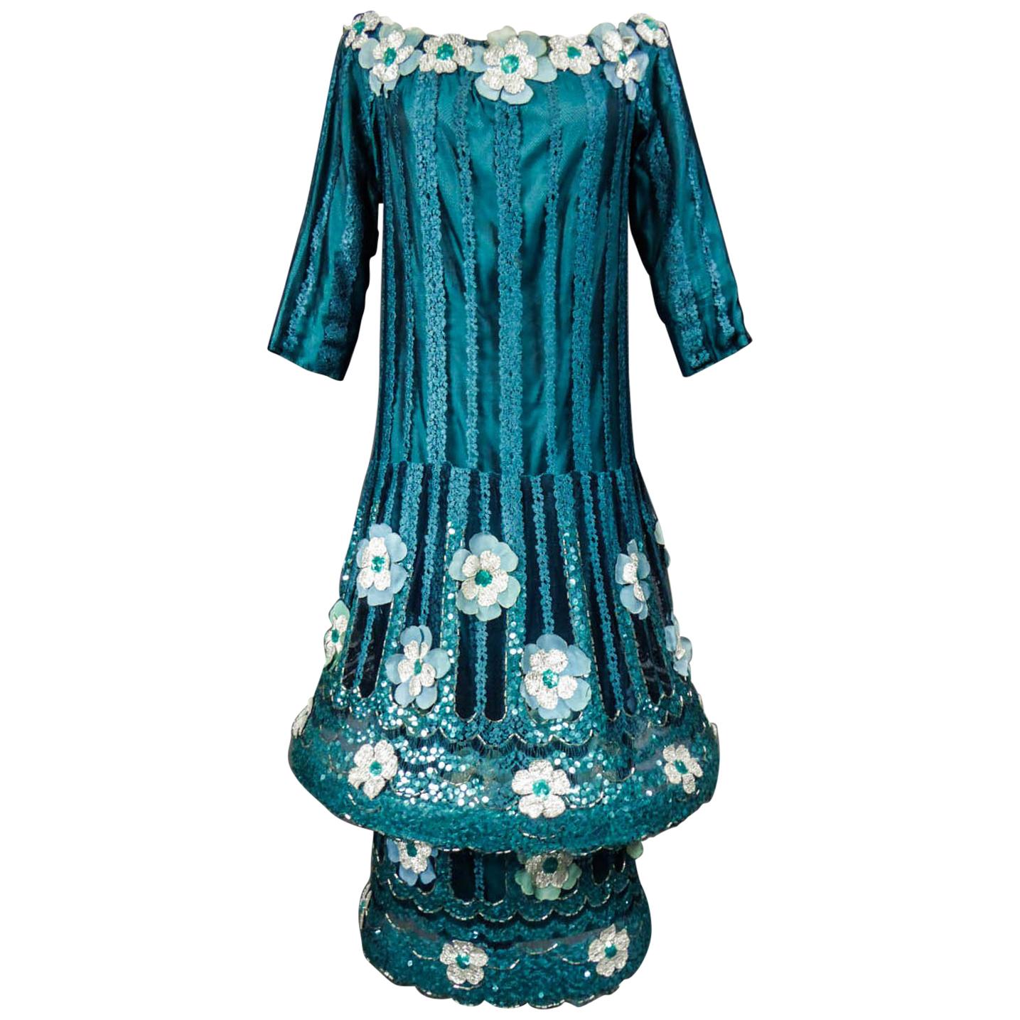 A Pierre Cardin (attributed to) Couture Ball Gown In Tribute to Paul Poiret