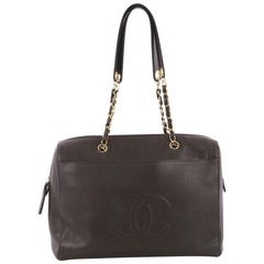 Chanel Vintage Timeless Zip Tote Caviar Medium