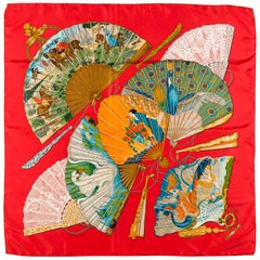  A superb Hermes Silk Scarf, 'Brise de Charme' by Julia Abadie