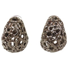 1980s Poggi Paris Statement Clip-on Earrings