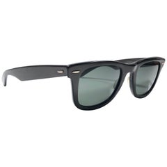 New Ray Ban Wayfarer 1970's Pearl Grey Lenses B&L USA Sunglasses