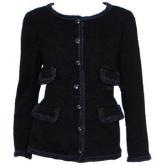 Chanel Black Four Flap Pockets 2013 Fall Collection Jacket