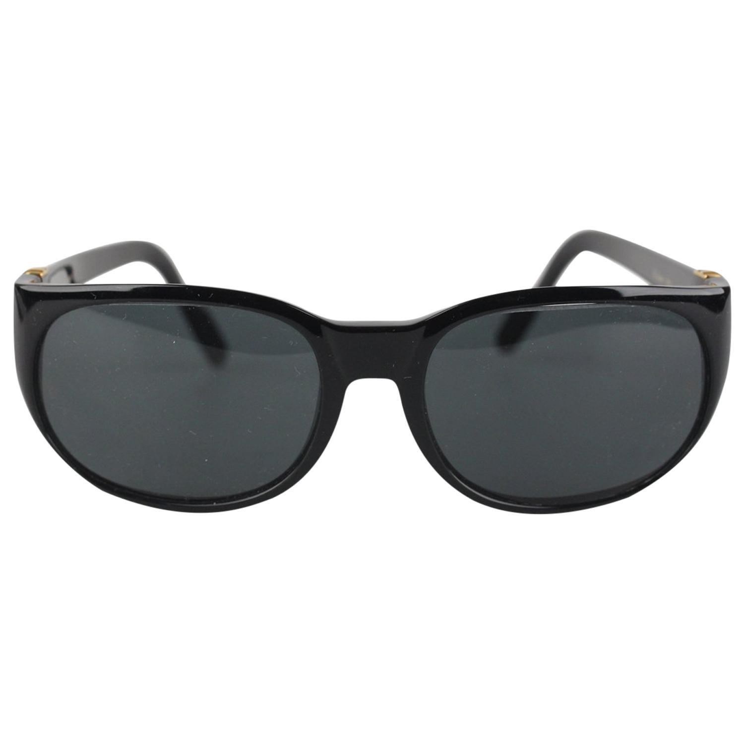 Cartier Paris Black Unisex Sunglasses Noir T8200184 New Old Stock