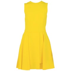 VERSACE YELLOW SILK HALTERNECK DRESS with CUT-OUT at 1stDibs | versace ...