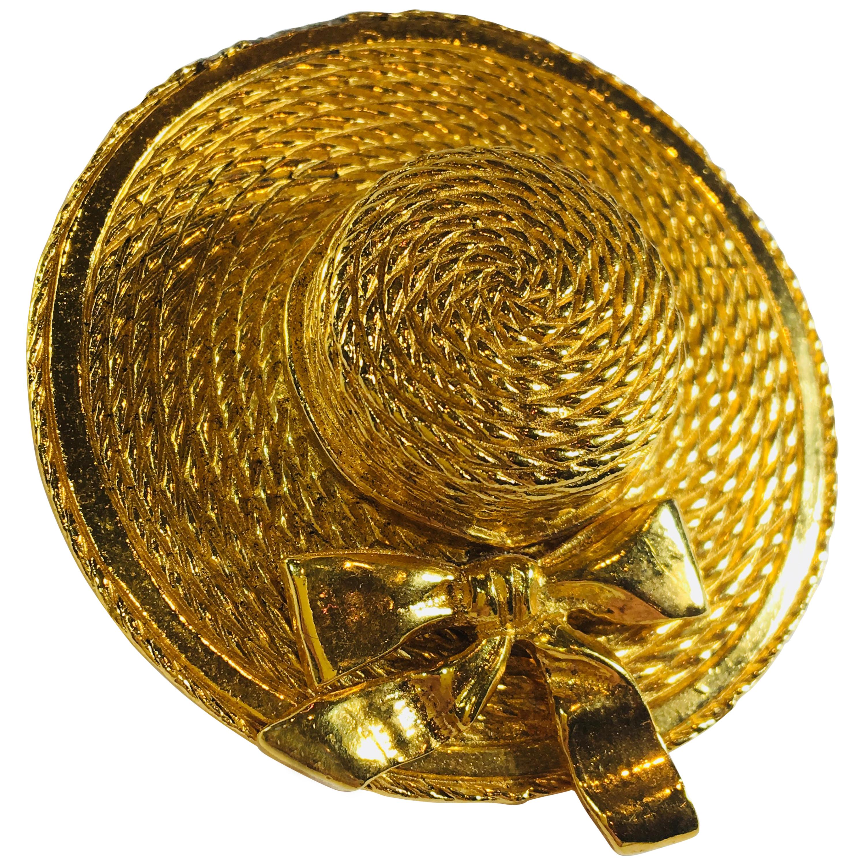 Chanel Gold Brooch