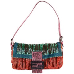 Vintage Fendi Handbags And Purses 659 For At 1stdibs Fendi Multicolored Sequins And Lizard Baguette Bag