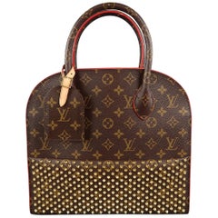 Vintage Louis Vuitton Handbags And Purses 2 516 For At 1stdibs Louis Vuitton Brown Studded Monogram Iconoclasts Louboutin Handbag