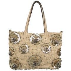 Vintage Valentino Handbags And Purses 147 For At 1stdibs Valentino Muted Pink Leather Beaded Rhinestone Payette Flower Tote Bag