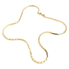 Givenchy 1970s Vintage Articulated Gold Tone Chain