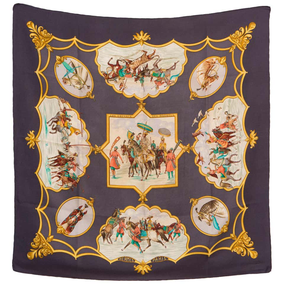 Vintage Hermes Silk and Cashmere Scarves and Shawls at 1stdibs - Page 4