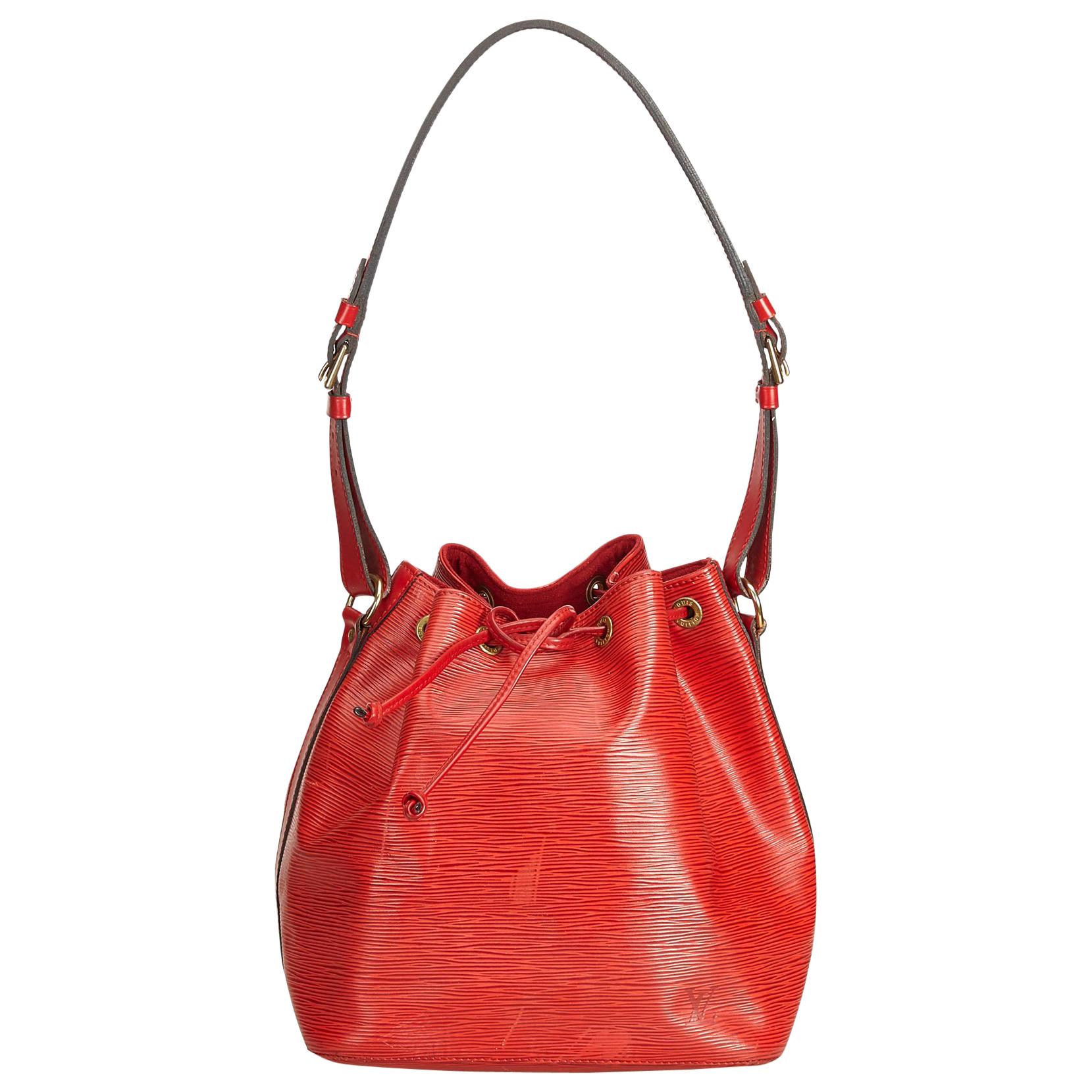 Louis Vuitton Red Epi Noe 