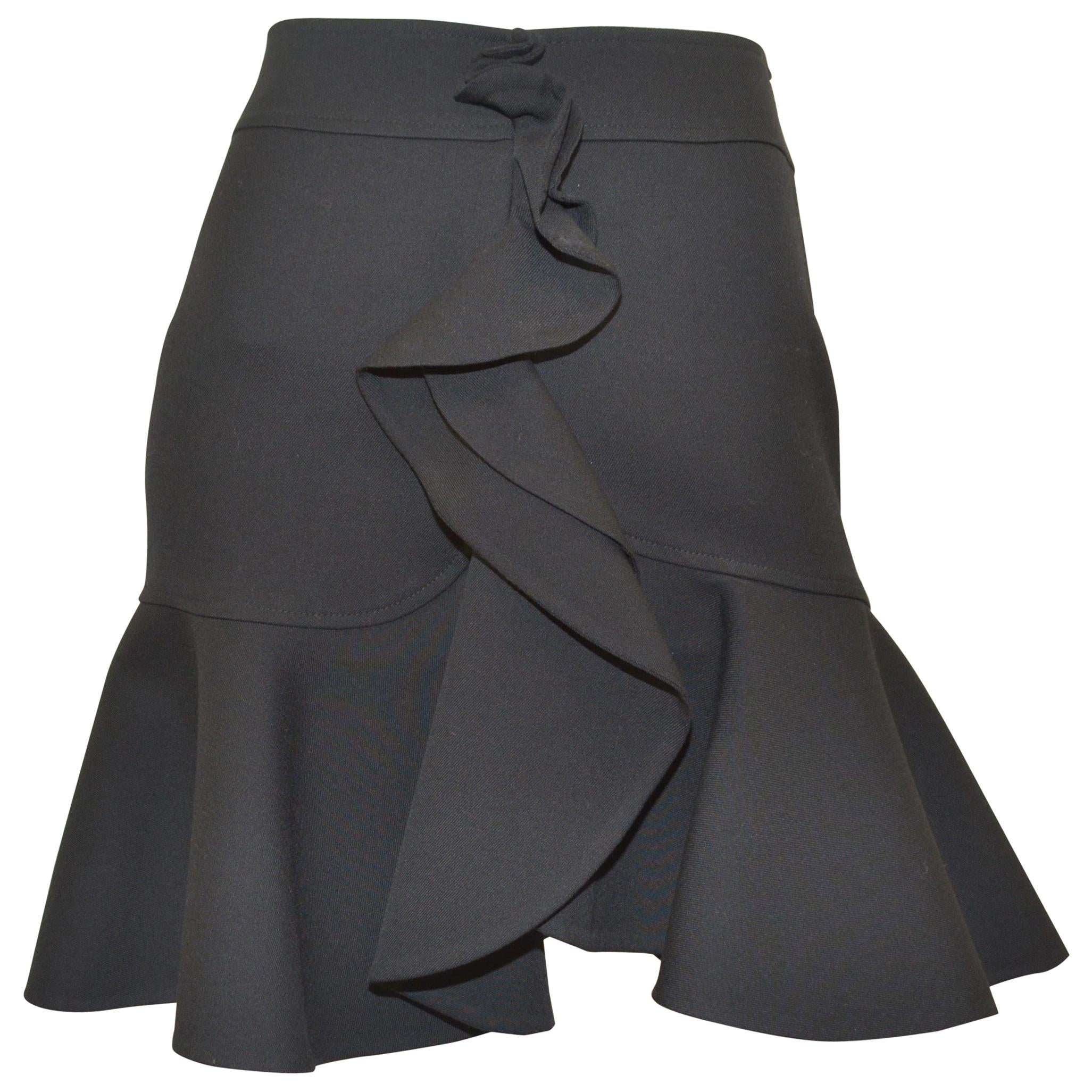 Balenciaga Ruffled Mini Skirt