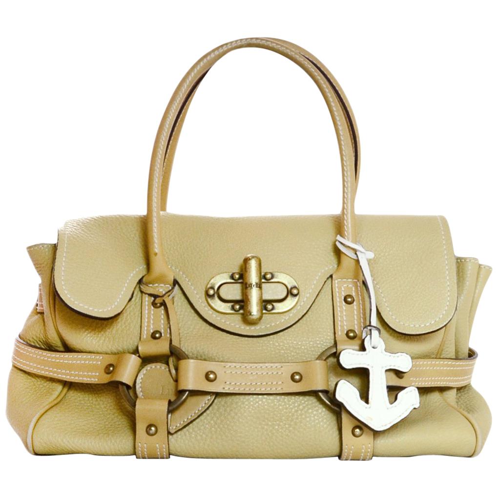 Luella Beige Leather Handbag For Sale at 1stDibs | luella bag, beige ...