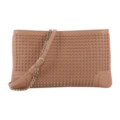 Christian Louboutin Loubiposh Clutch Spiked Leather,