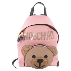 Moschino Teddy Bear Backpack Embellished Leather