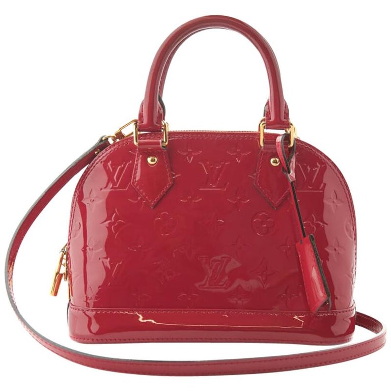 louis vuitton Indian Rose vernis Alma BB For Sale at 1stdibs
