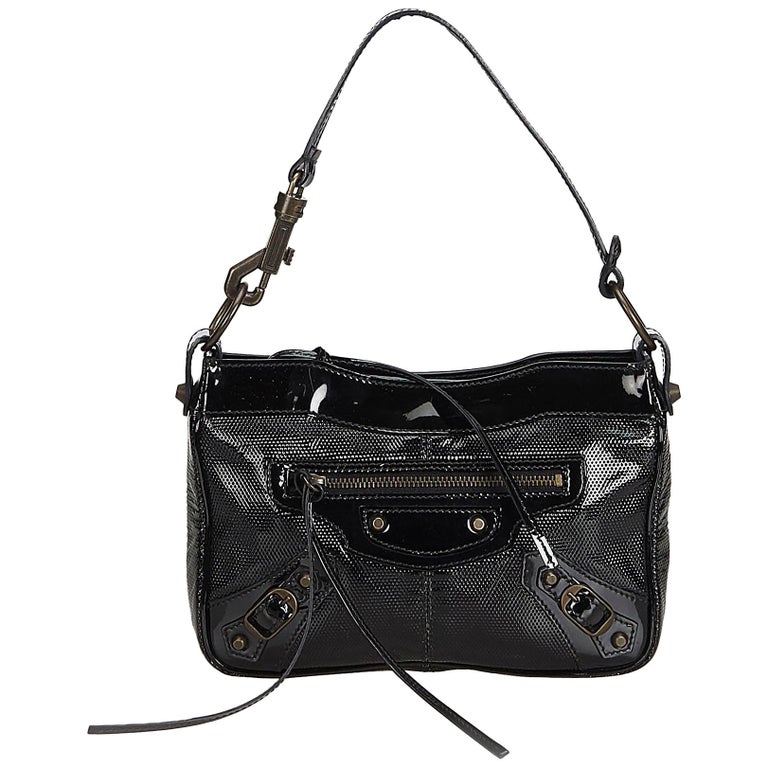 balenciaga patent leather bag