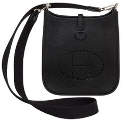 Hermes Black Epsom Mini Constance at 1stdibs