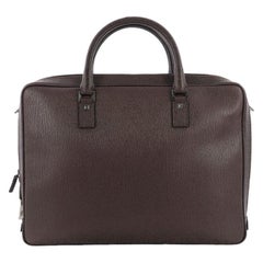 Salvatore Ferragamo Convertible Zip Briefcase Leather Large