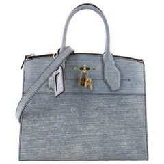  Louis Vuitton City Steamer Handbag Epi Leather MM