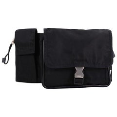 Used Prada Convertible Multipocket Belt Bag Tessuto Medium