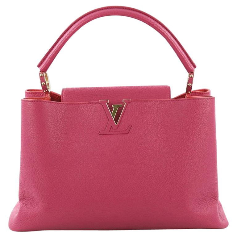 Louis Vuitton Capucines Handbag Leather MM