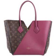 Used Louis Vuitton Kimono Handbag Monogram Canvas and Leather MM