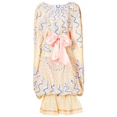 Vintage Zandra Rhodes Iconic Dress Late 70's