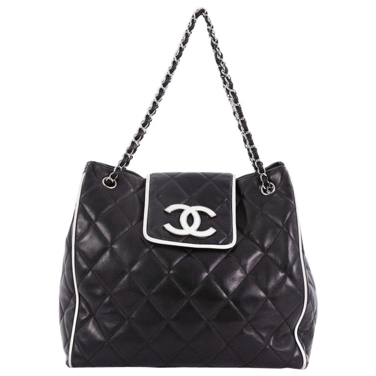 Chanel Divine Tote Quilted Lambskin Medium