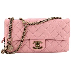 Chanel CC Crown Flap Bag Quilted Leather Small at 1stDibs
