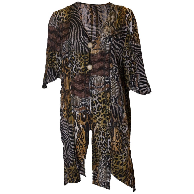 Women Vintage Animal Print  Mini Dress main image 0