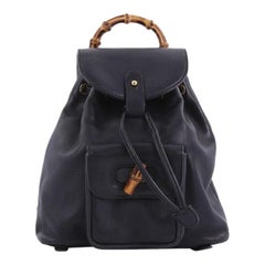  Gucci Vintage Bamboo Backpack Leather Mini