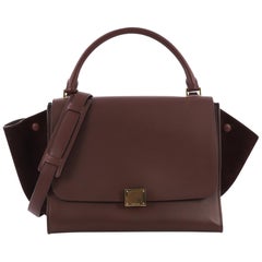 Celine Trapeze Handbag Leather Small