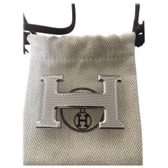 Hermès H Buckle // Model : "Guillochée" // New